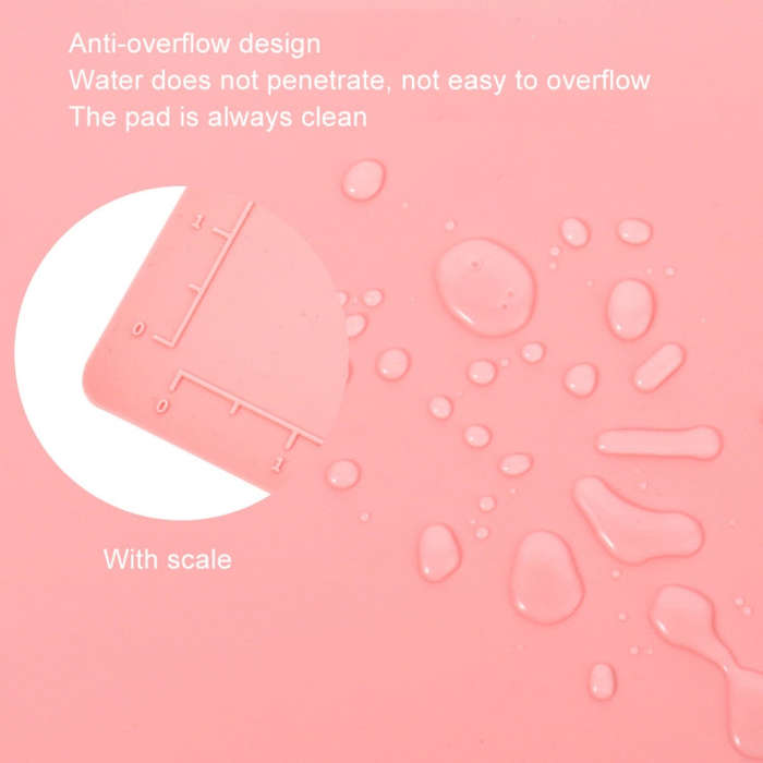 50x40cm Silicone Double Bowl Painting Pad Graffiti Oil Painting Mat Erasable and Washable Silicon...