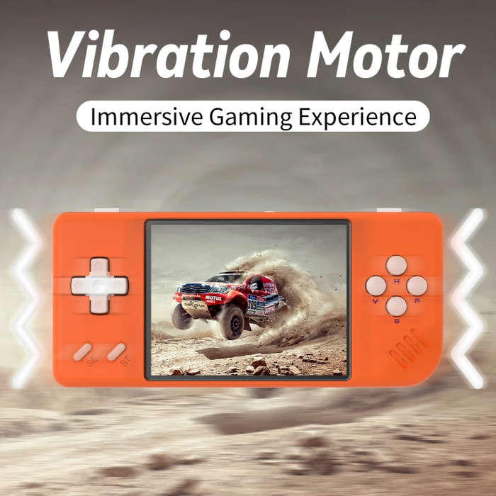 ANBERNIC RG28XX Retro Handheld Game Console 2.83-Inch IPS Screen Linux OS 64GB+128GB(Transparent ...