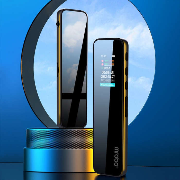 Mrobo RV18 0.96-Inch Color Screen Smart Noise Reduction Recording Pen, Capacity: 8GB(Flagship)