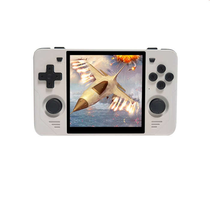 POWKIDDY RGB30  4 Inch IPS Screen Handheld Game Console Built In WIFIBluetooth 16GB+128GB(White)