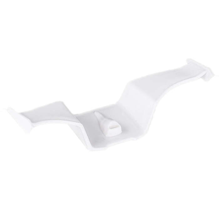 Car Mini Rear Wing Without Punching Decorative Stickers, Color: White Without Wind Leaves