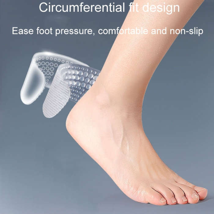1pair Anti-Friction High Heel Stickers Ladies Shoe Size Adjustment Anti Heel Drop Tool, Model: Thin