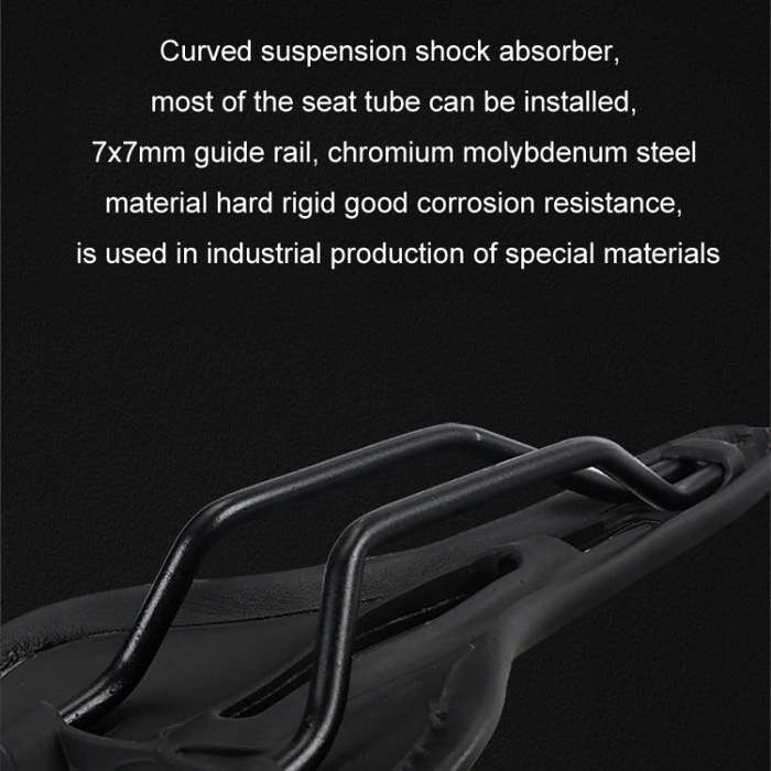 TOSEEK Mountain Bike Saddle Road Bicycle Seat Accessories, Color: Black Yellow