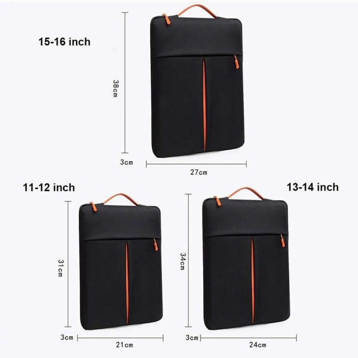 11-12 Inch Portable Laptop Sleeve Bag Travel Carry Case Cover(Grey)