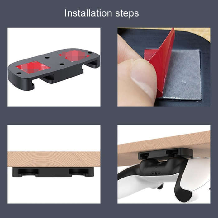 For PS5 / PS4 Joystick Stand Gamepad Hanging Storage Bracket(Black)