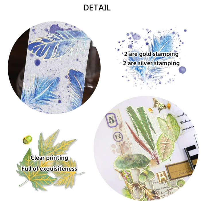 27rolls /Box Long Season Washi Tape DIY Scrapbook Stickers(Wild Adventure)