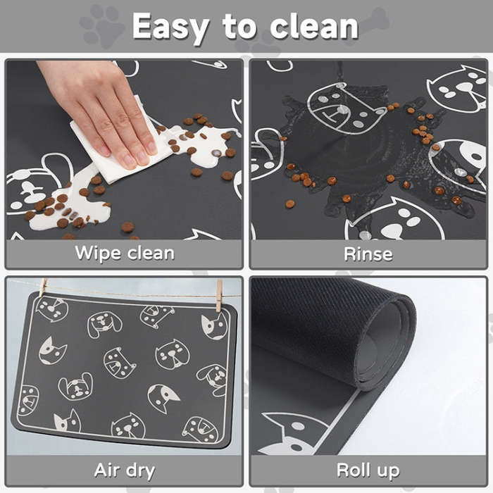 Pet Floor Mat Anti-Tear And Bite Absorbent Feeding Mat Sleeping Anti-Slip Dog Nest Pad, Style: Ca...