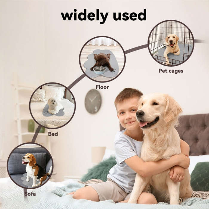 Summer Pet Cooler Pad Dogs Sleeping Pad Anti-Slip Scratch Resistant Cooling Mat, Size: 50x70cm(Be...