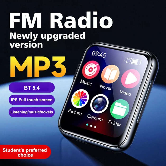 A30  MP3 Player With FHD 720P Digital Camera Bluetooth 5.4 Lossless Sound Audio Player 64GB