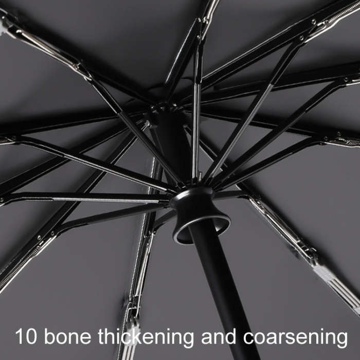 Fully Automatic Rain Or Shine Umbrella Foldable Unisex Sun Shade Umbrella, Style: Reverse Blue 125cm