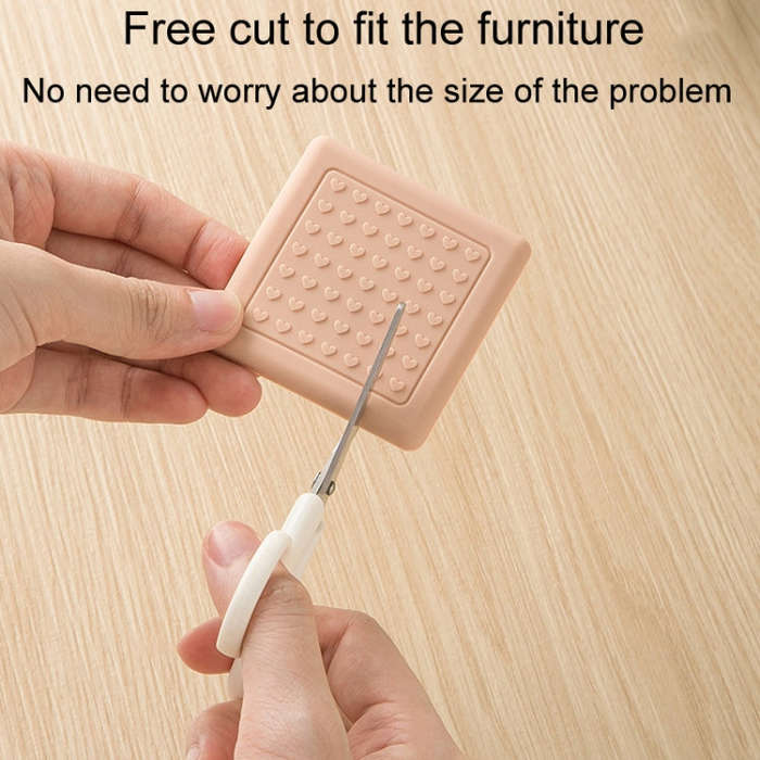 4pcs /Set Silent And Wear Resistant Chair Foot Cover Household Stool Anti-Slip Protective Pads, S...