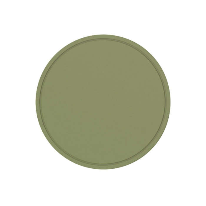 Household Round Heat Insulating Mats Kitchen High Temperature Resistant Silicone Pad, Color: Pot ...