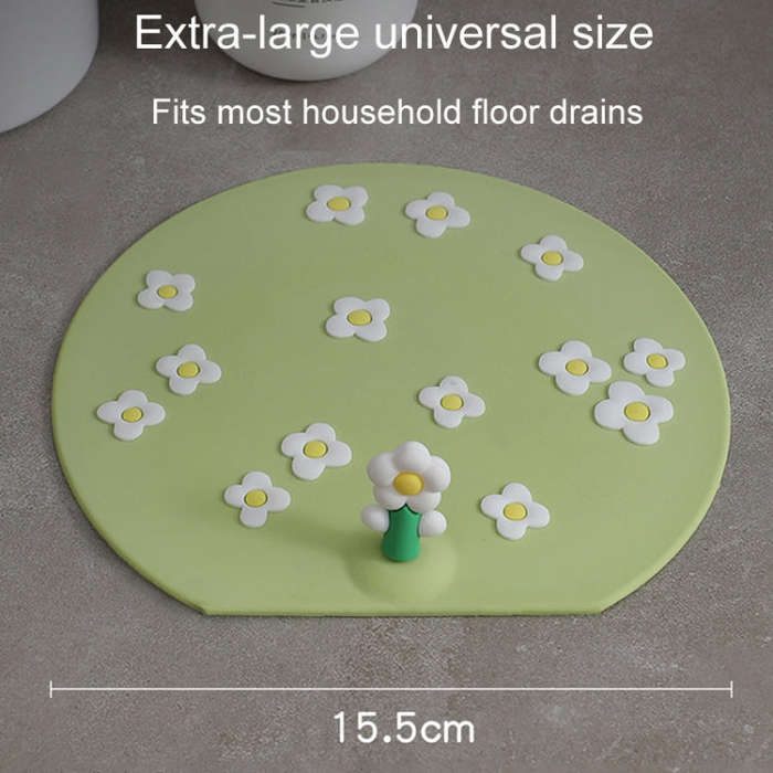 Kitchen Bathroom Anti Clogging Sink Floor Drain Cover Sewer Floor Drain Deodorizer(Clover)