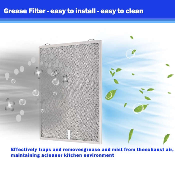 For Broan Nutone S99010430-002 Range Hood Filter Replacement Part 400 x 352 x 9mm