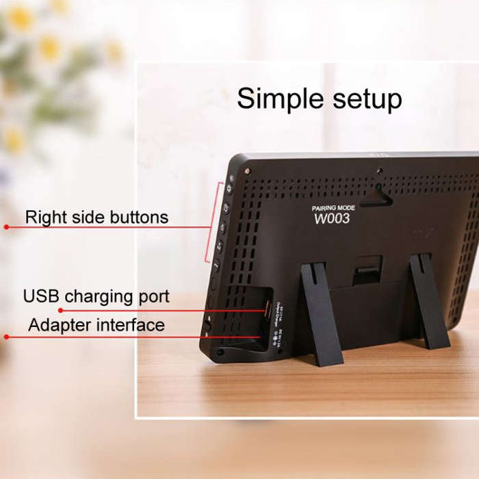 WiFi Color Screen Weather Station Temperature And Humidity Weather Forecast Clock, Model: US Plug