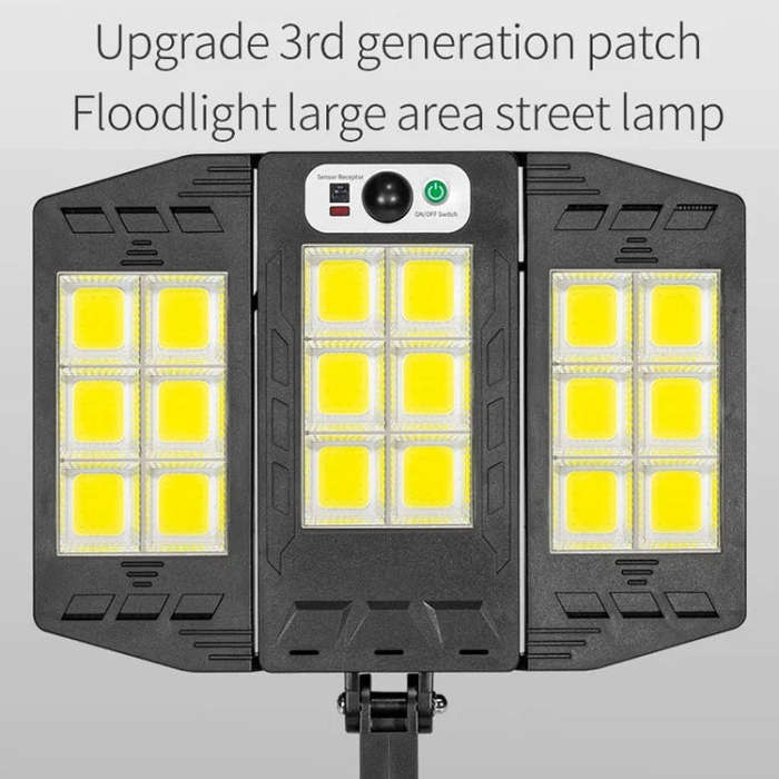 E-SMARTER W796-2 Solar Induction Courtyard Wall Light Smart Outdoor Lamp With Remote Control