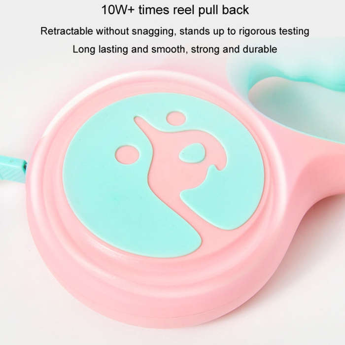 5m Small And Medium Dog Walking Leash Automatic Retractable Portable Pet Leash(Pink)