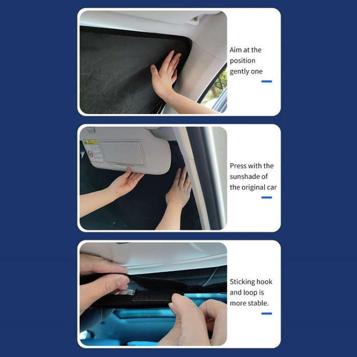 Car Windshield Sun Protection Heat Insulation Special-shaped Sunshade, Size: Large