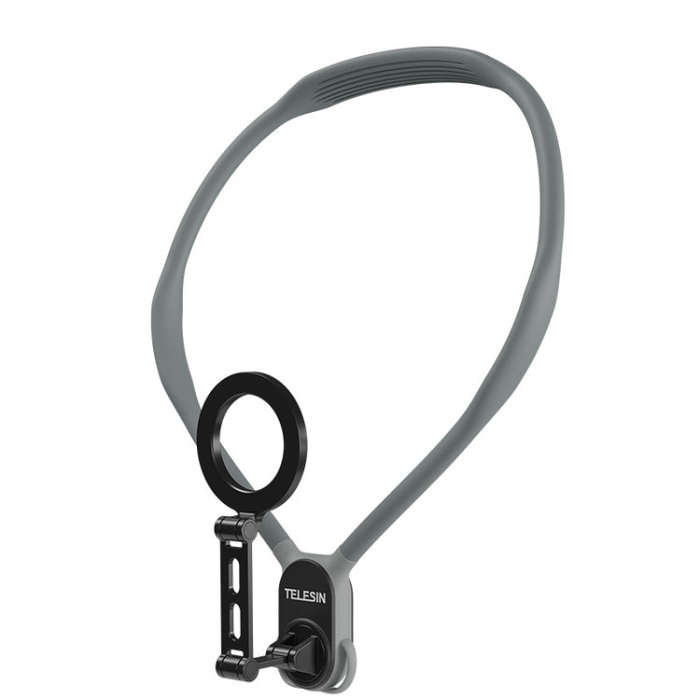 TELESIN MNM-002 Magsafe Magnetic Suction Mobile Phone Hanging Neck POV Viewing Angle Lazy Stand(G...