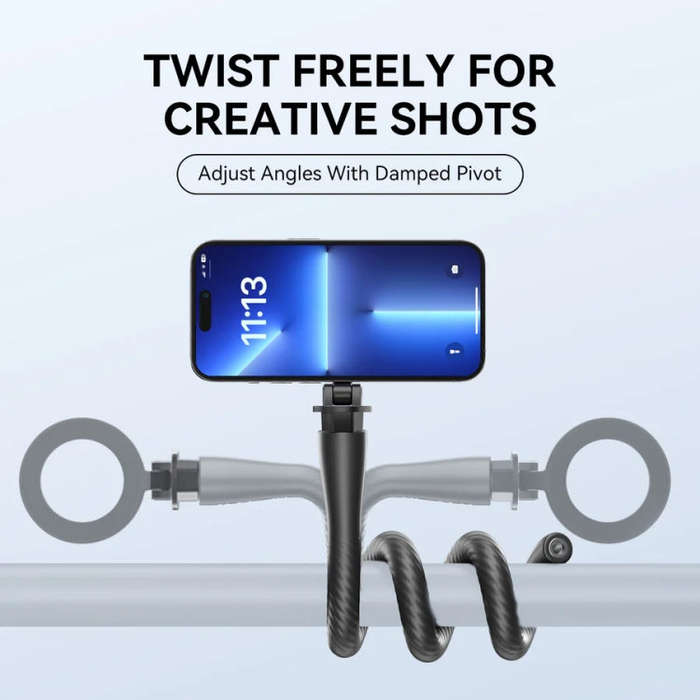 TELESIN P3-FM-01 Flexible Magnetic Fast Disassembly Magsafe Mobile Phone Bracket Sports Camera En...