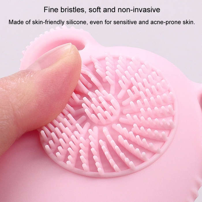 100ml Travel Cleaning Lotion Dispenser Bottle With Washing Brush Cosmetic Shampoo Storage Bottle(...