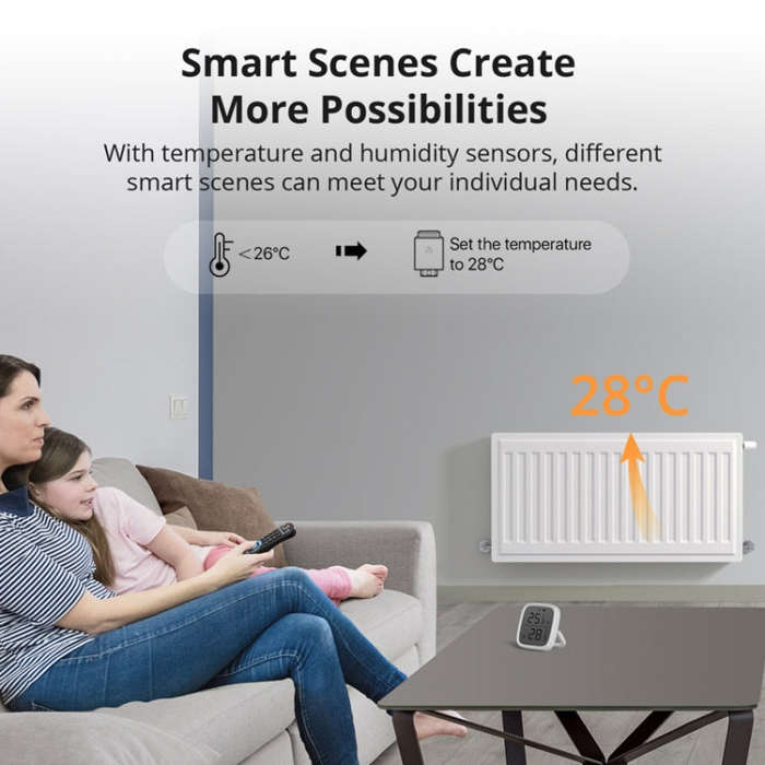 SONOFF TRVZB Zigbee Temperature Control Valve Intelligent Heating Anti-freezing APP Remote Control