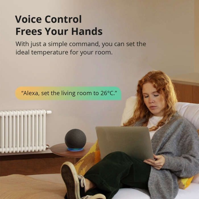 SONOFF TRVZB Zigbee Temperature Control Valve Intelligent Heating Anti-freezing APP Remote Control