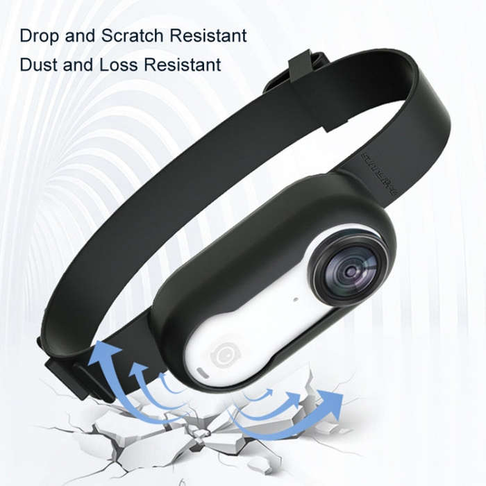 For Insta360 GO 3 / 3S Sunnylife IST-Q9335 Camera Silicone Case Wristband Bicycle Strap Expanding...