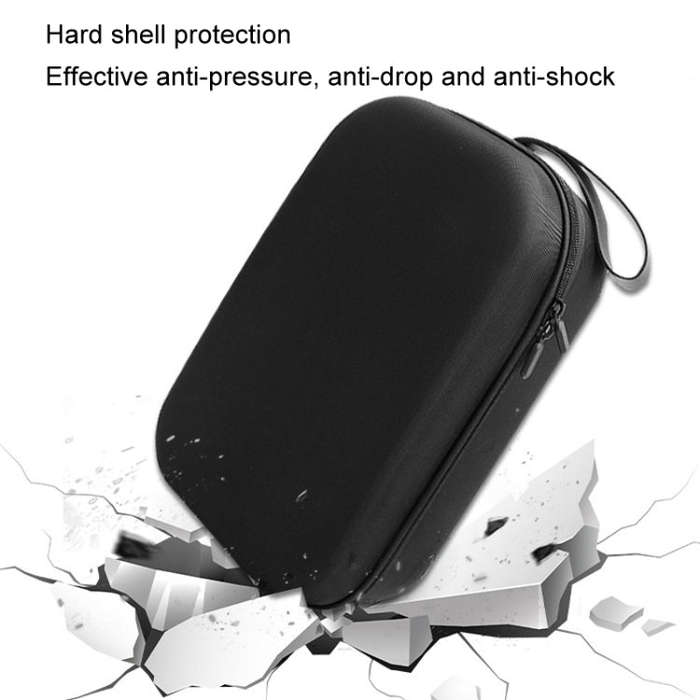 For Quest 2 / 3 VR Glasses Integrated Storage Protective Case Portable Hard Bag(Black)