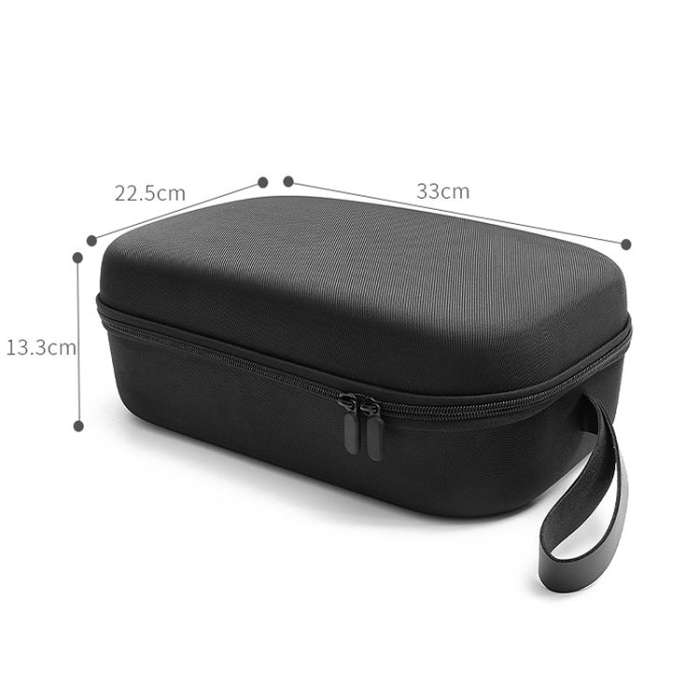 For Quest 2 / 3 VR Glasses Integrated Storage Protective Case Portable Hard Bag(Black)