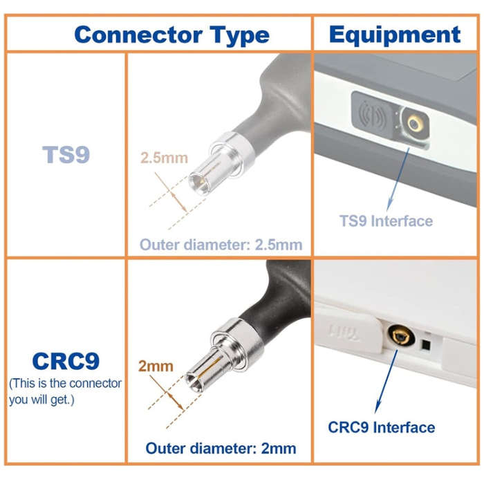 30cm SMA Female To CRC9 Male Flat Over Window Cable RF Coaxial Cable