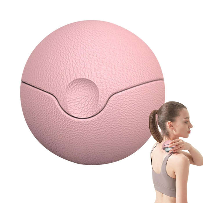 3-in-1 Multifunctional Fitness Yoga Massage Fascia Ball Cervical Meridian Massager(Pink)