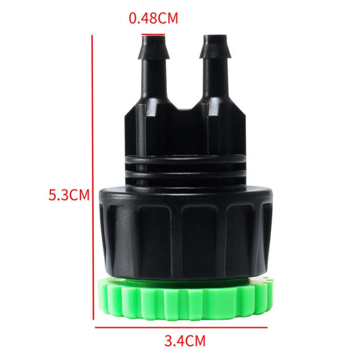 2pcs Faucet Four Point Six Point To 4/7 Pipe Fitting Garden Agriculture Micro Spray Irrigation Co...