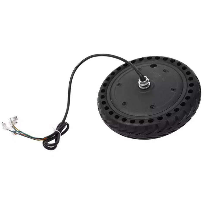 For Xiaomi M365 AIMITE Electrical Scooter Motor 36V 250W Solid Honeycomb Tires(Black)