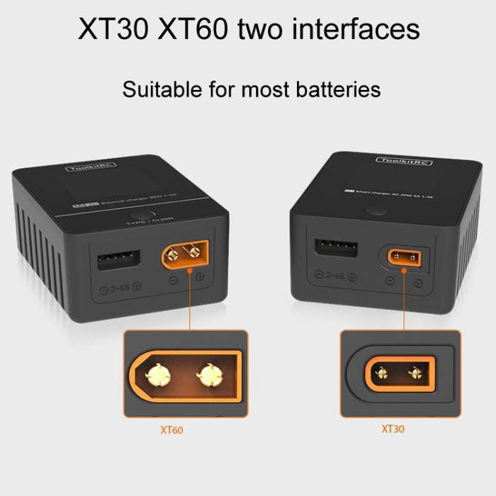 ToolkitRC M4AC Airplane And Car Model Li-Po Battery Balance Charger(EU Plug)