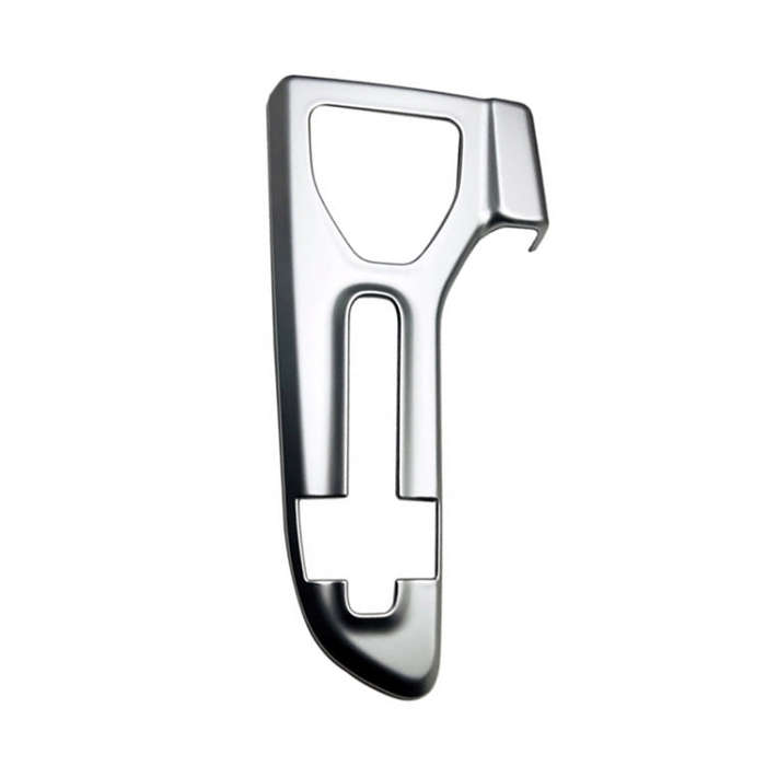 For 2023 Toyota Crown Center Control Gear Decorative Bright Frame, Size: Left-hand Drive(Silver)