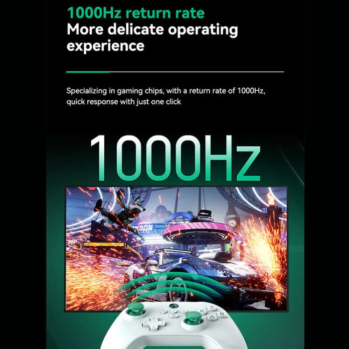 Z03 Wireless Bluetooth Game Controller For Switch / IOS / Android / PC / PS3 / PS4, Spec: White+B...