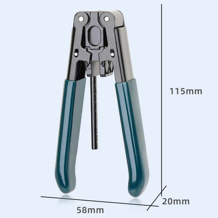 Fiber Optic Stripper Metal Cable Stripper Cold Splicing Tool Pliers(Round Core)
