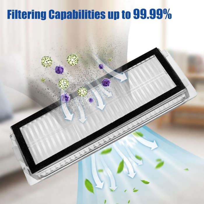 For Dreame L20 Ultra / X20 Pro / X20 Pro Plus Robot Vacuum Accessories 1 Rubber Brush