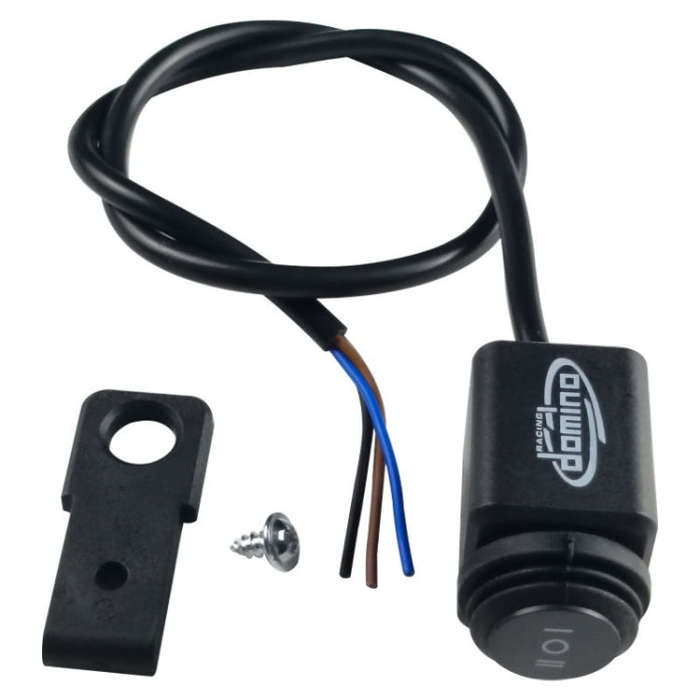 domino Motorcycle Electric Bike Headlight Switch Rearview Mirror Modification Left / Right Univer...
