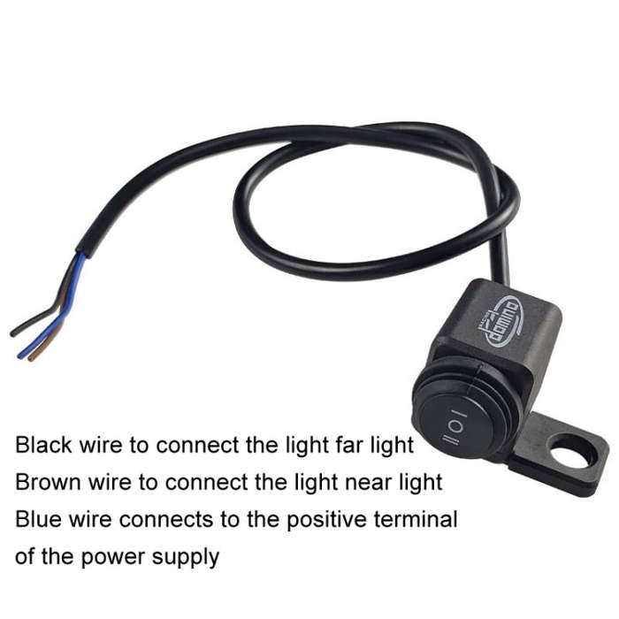 domino Motorcycle Electric Bike Headlight Switch Rearview Mirror Modification Left / Right Univer...