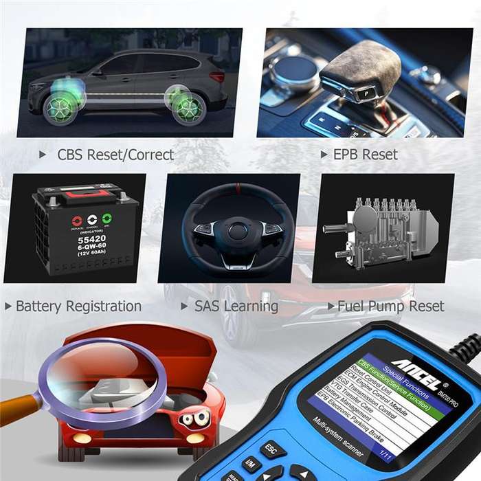 ANCEL BM700 Upgraded Version For BMW Full System Diagnostic OBDII Tester Maintenance And Resettin...