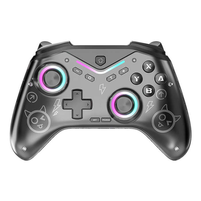 CM-619  Bluetooth Game Controller Programmable with RGB Lights for Switch / Steam Deck / PC / IOS...