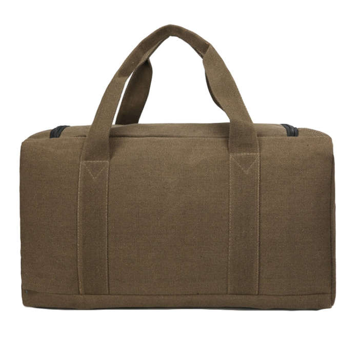 Portable Luggage Bag Canvas Large Capacity Travel Backpack Storage Moving Bag, Size: Large(Green)