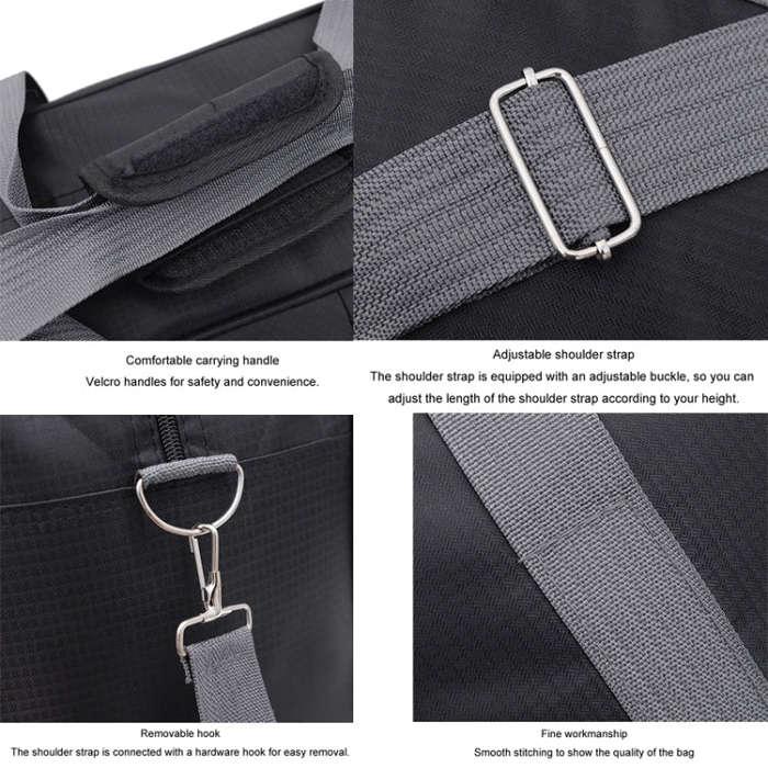 Large Capacity Luggage Bag Business Boarding Travel Bag Lightweight Crossbody Handbag, Size: Medi...