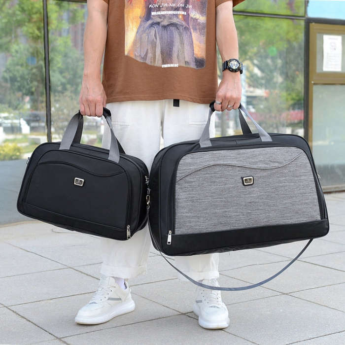 Large Capacity Luggage Bag Business Boarding Travel Bag Lightweight Crossbody Handbag, Size: Medi...