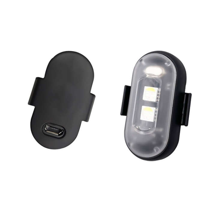 Wireless Remote Control Motorcycle Universal Colorful Flashing Warning Light, Size: Paste Type(1 ...