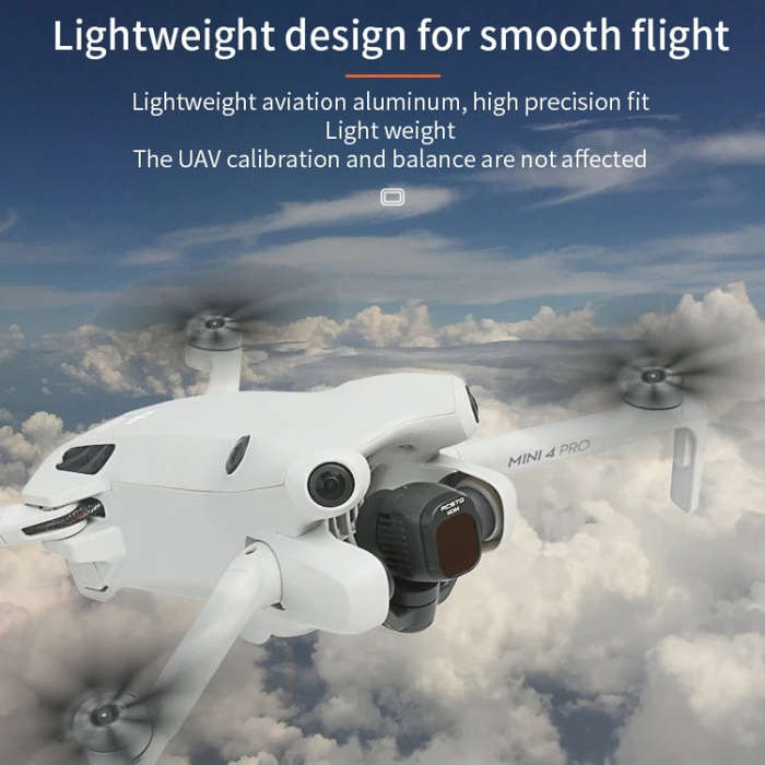 For DJI Mini 4 Pro RCSTQ Filter HD Protective Mirror Drone Accessories, Style: ND-PL16
