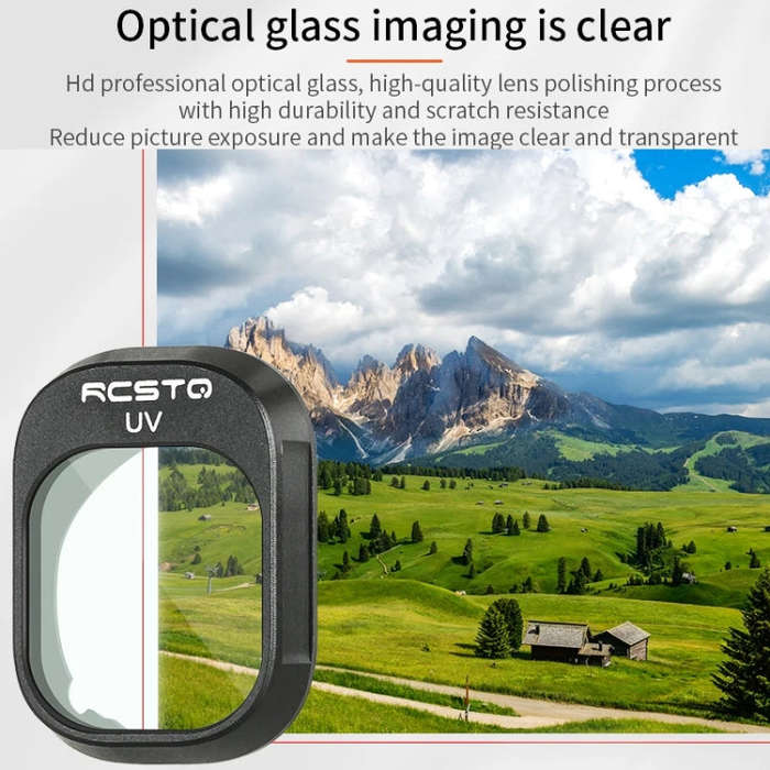 For DJI Mini 4 Pro RCSTQ Filter HD Protective Mirror Drone Accessories, Style: ND-PL16