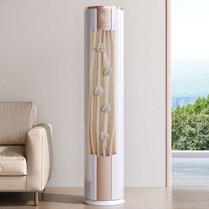 Air Conditioner Windshield Anti-Direct Blow Baby Windshield Curtain Dust Cover, Model: Vertical W...
